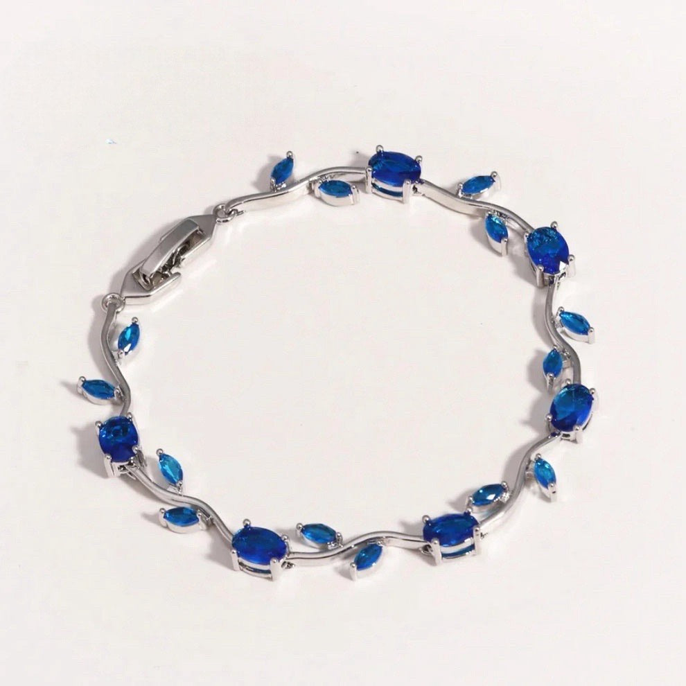Midnight Silver Bracelet